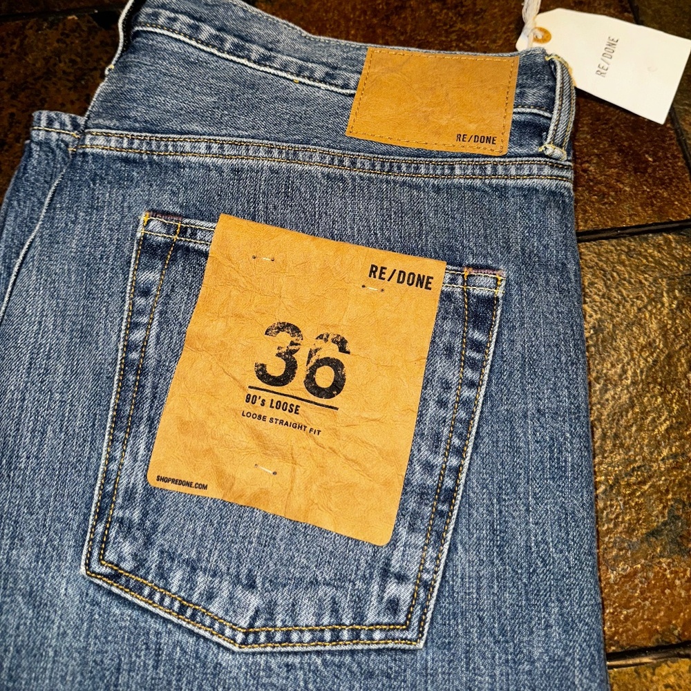 RE/DONE Sz 36 Blue Jeans